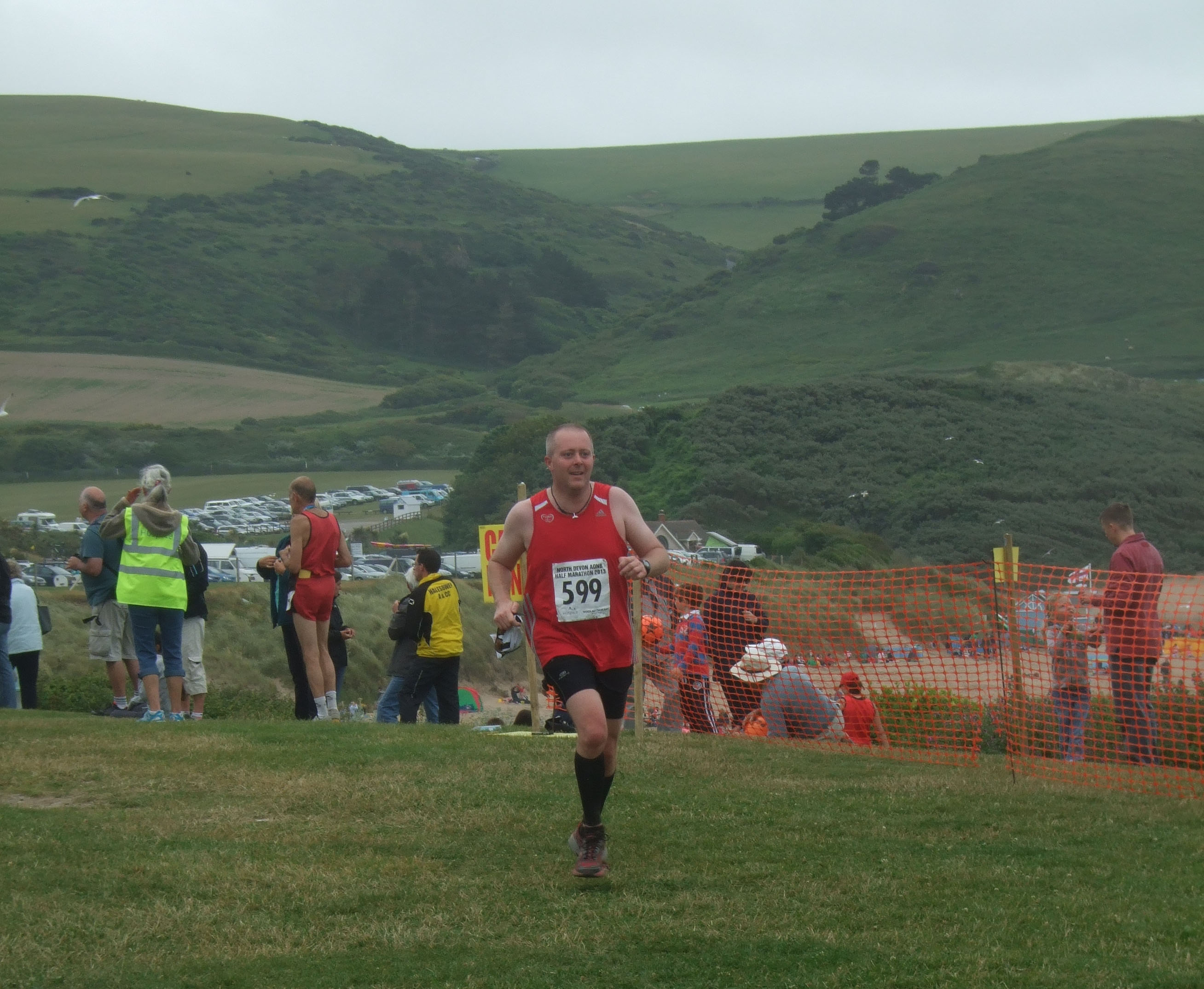 TDK-Lambda’s Mark Phillips (Regional Sales Manager) during this year’s North Devon AONB Marathon & Half Marathon